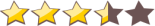 Icon of 4.5 stars reflecting the overall rating of Natural8 Poker