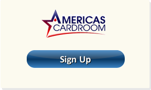 A sign up button for America's Cardroom